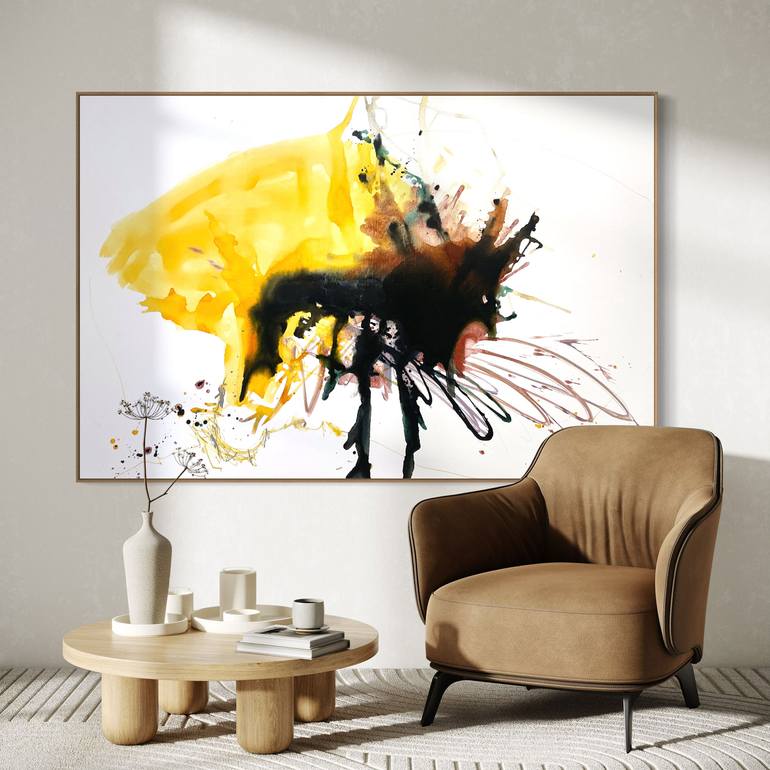 Original Abstract Expressionism Abstract Painting by Cheryl Harrison