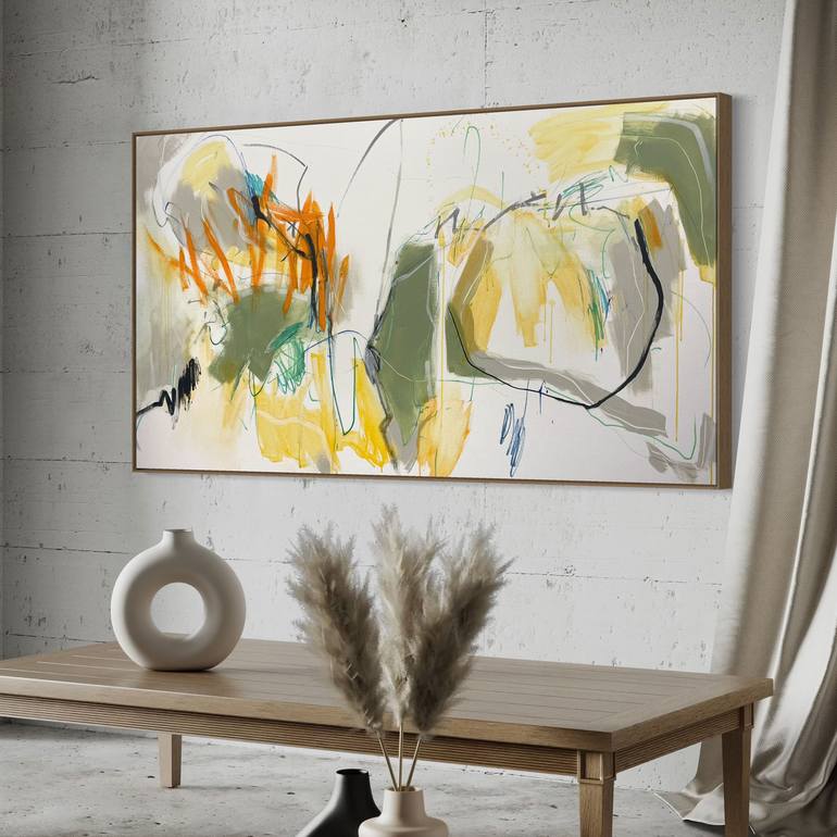 Original Abstract Expressionism Abstract Painting by Cheryl Harrison