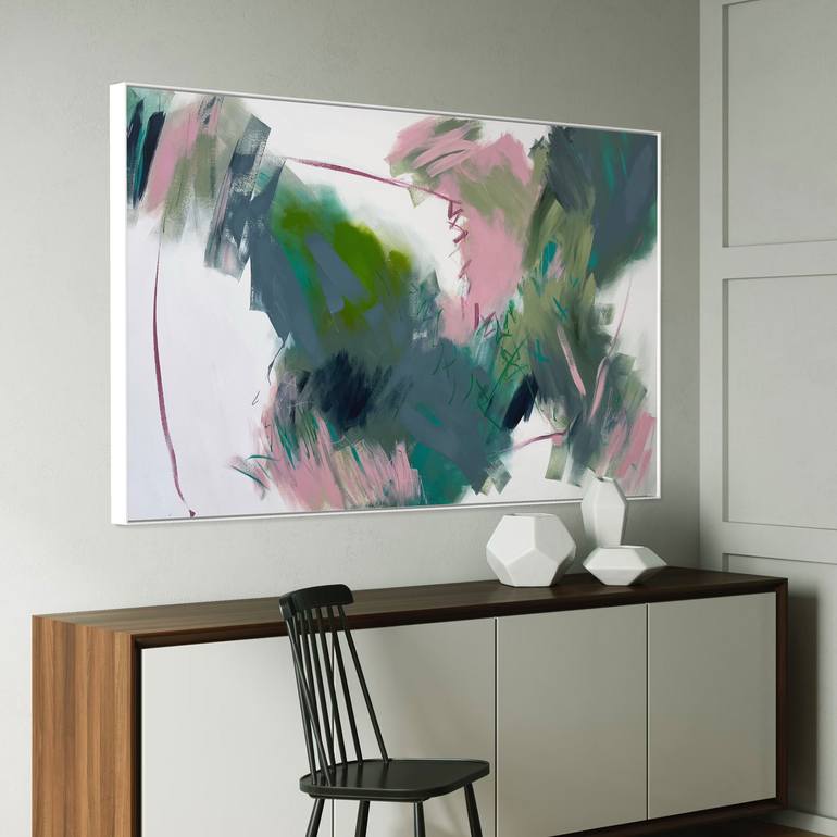 Original Abstract Expressionism Abstract Painting by Cheryl Harrison