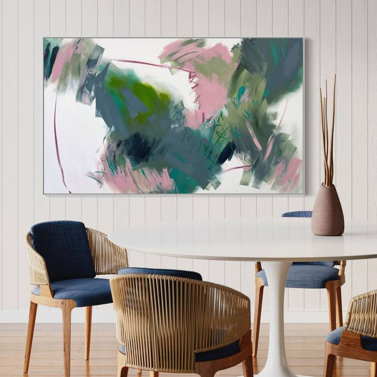 Original Abstract Expressionism Abstract Painting by Cheryl Harrison