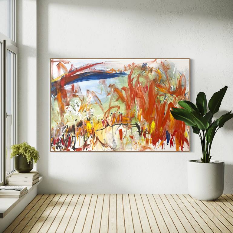 Original Abstract Expressionism Abstract Painting by Cheryl Harrison