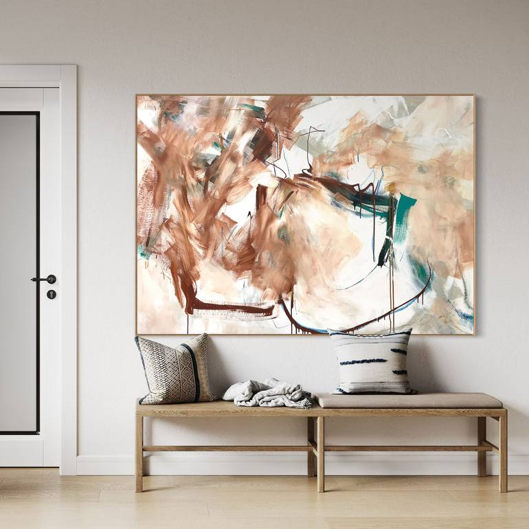 Original Abstract Expressionism Abstract Painting by Cheryl Harrison