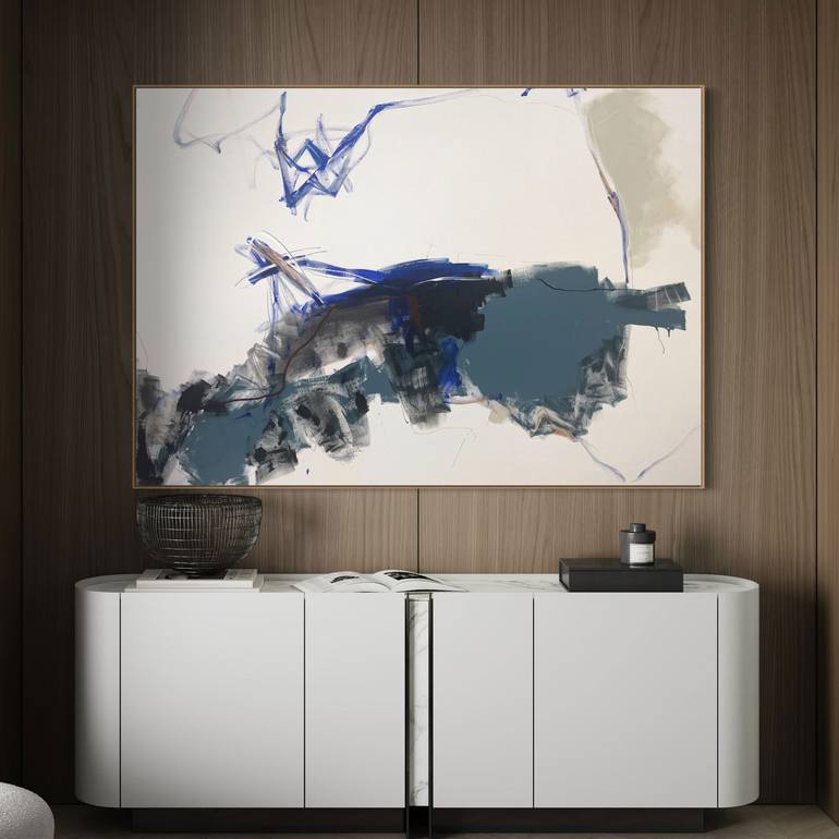 Original Abstract Expressionism Abstract Painting by Cheryl Harrison