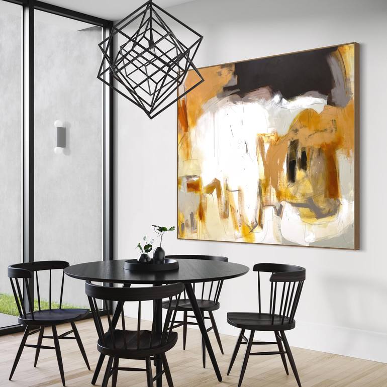 Original Abstract Expressionism Abstract Painting by Cheryl Harrison