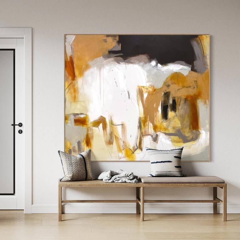 Original Abstract Expressionism Abstract Painting by Cheryl Harrison