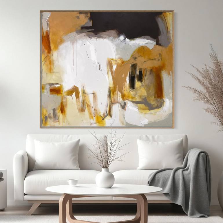 Original Abstract Expressionism Abstract Painting by Cheryl Harrison