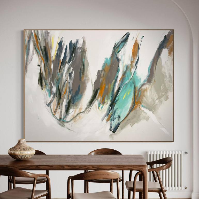 Original Abstract Expressionism Abstract Painting by Cheryl Harrison