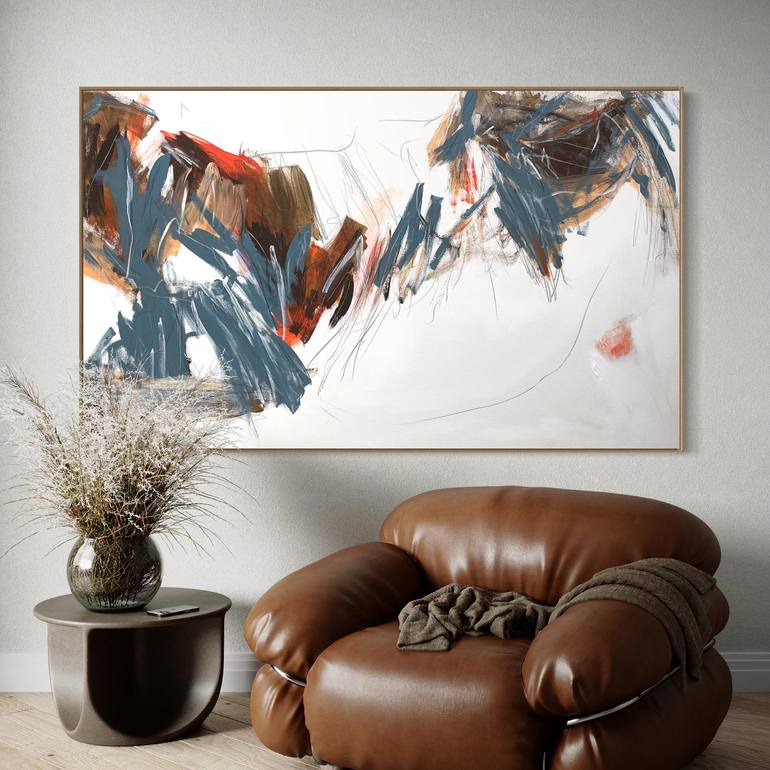 Original Abstract Expressionism Abstract Painting by Cheryl Harrison