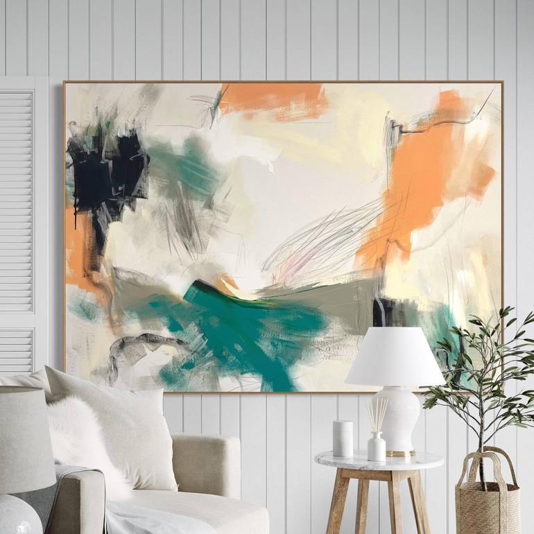 Original Abstract Expressionism Abstract Paintings by Cheryl Harrison