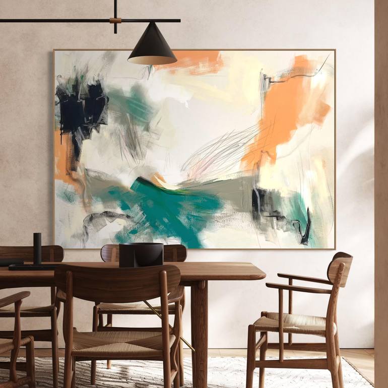 Original Abstract Expressionism Abstract Painting by Cheryl Harrison