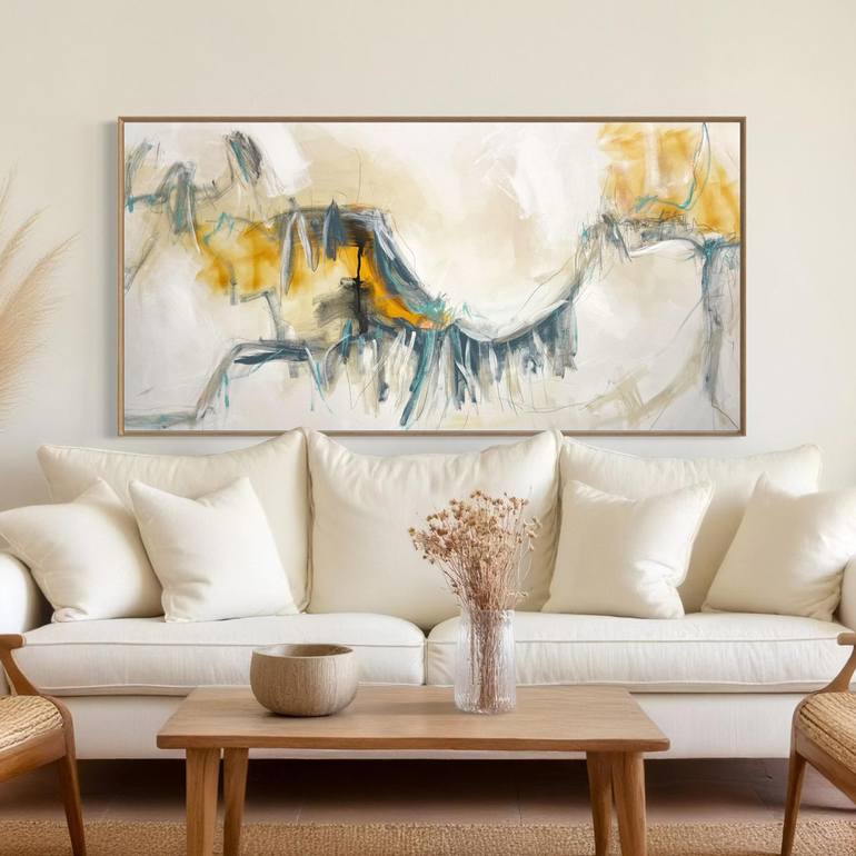 Original Abstract Expressionism Abstract Painting by Cheryl Harrison