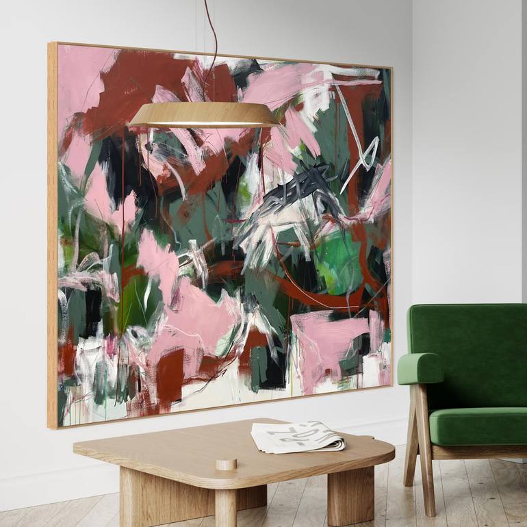 Original Abstract Expressionism Abstract Painting by Cheryl Harrison