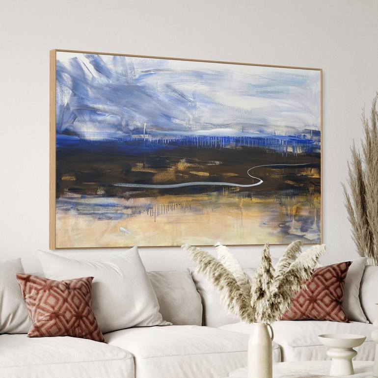 Original Abstract Expressionism Abstract Painting by Cheryl Harrison