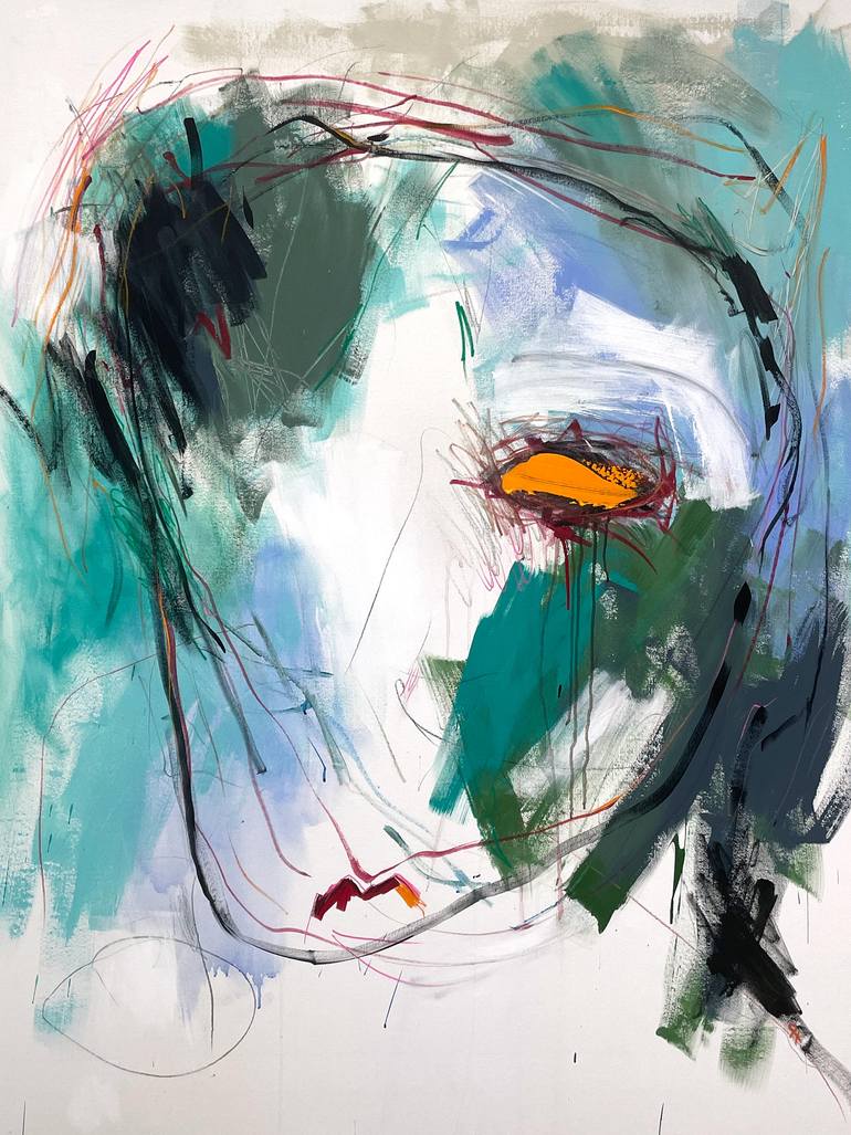 Original Abstract Painting by Cheryl Harrison | Abstract Art on Canvas | I Know You