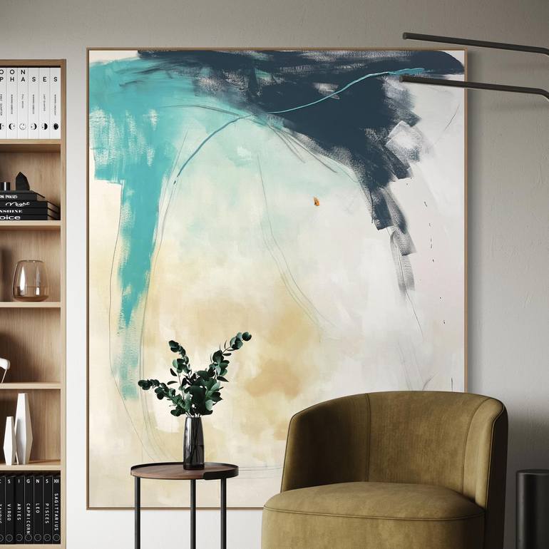 Original Abstract Expressionism Abstract Painting by Cheryl Harrison