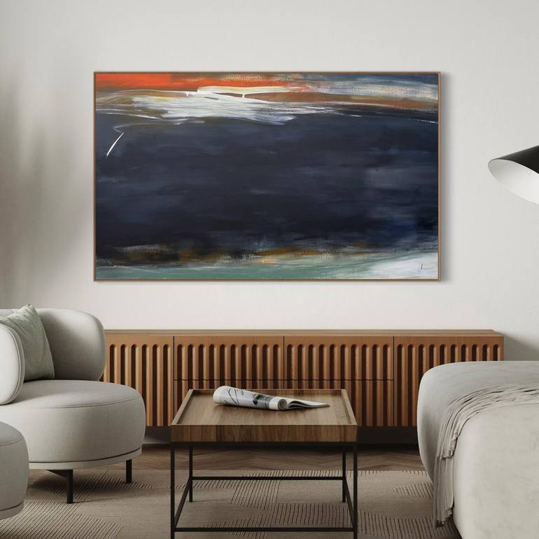 Original Abstract Expressionism Abstract Painting by Cheryl Harrison