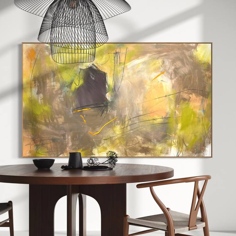 Original Abstract Expressionism Abstract Painting by Cheryl Harrison