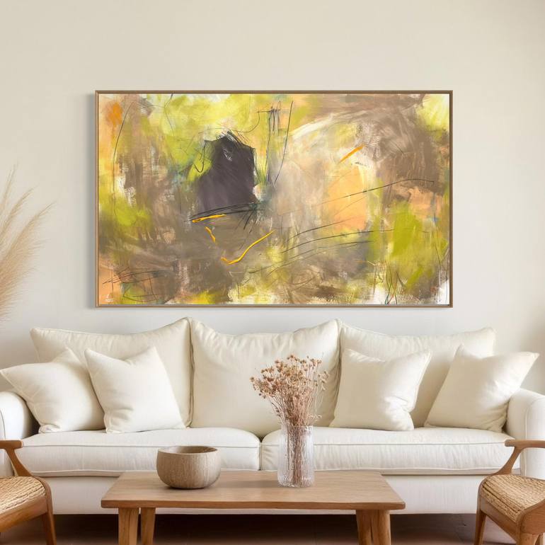 Original Abstract Expressionism Abstract Painting by Cheryl Harrison