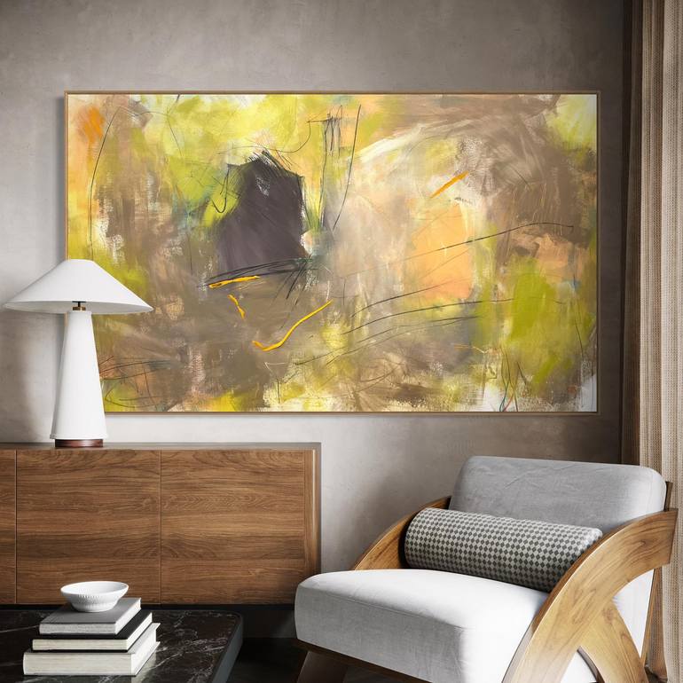 Original Abstract Expressionism Abstract Painting by Cheryl Harrison