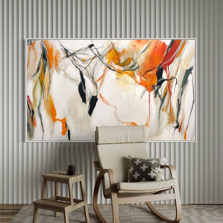 Original Abstract Expressionism Abstract Painting by Cheryl Harrison
