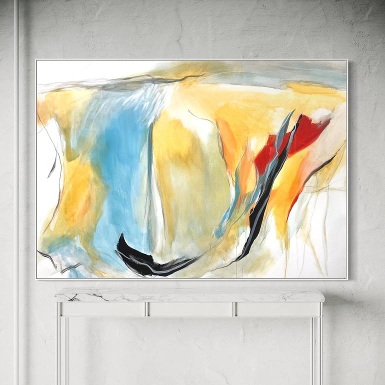 Original Abstract Expressionism Abstract Painting by Cheryl Harrison