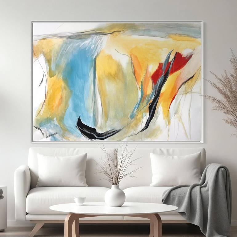 Original Abstract Expressionism Abstract Painting by Cheryl Harrison