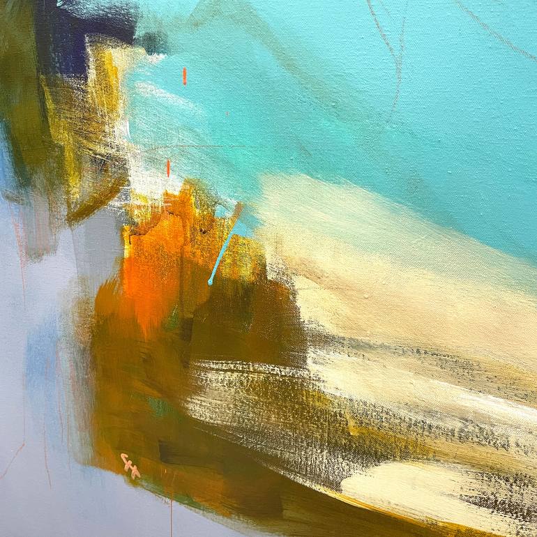 Original Abstract Expressionism Abstract Painting by Cheryl Harrison
