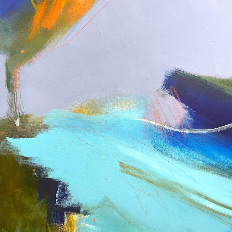 Original Abstract Expressionism Abstract Painting by Cheryl Harrison