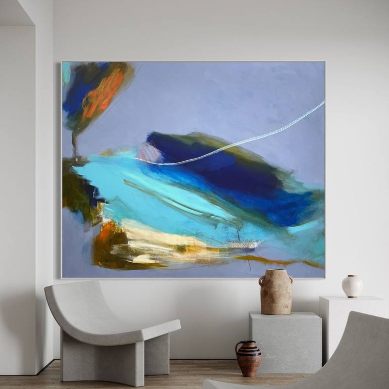 Original Abstract Expressionism Abstract Painting by Cheryl Harrison