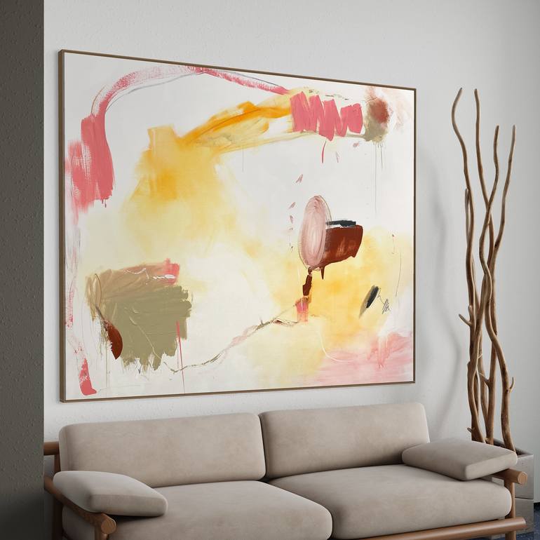Original Abstract Expressionism Abstract Painting by Cheryl Harrison