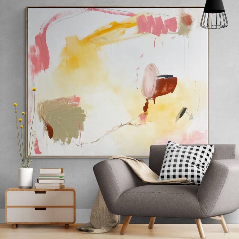 Original Abstract Expressionism Abstract Painting by Cheryl Harrison