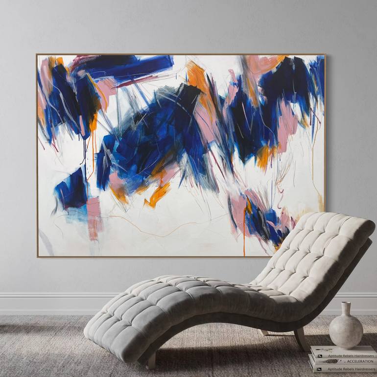 Original Abstract Expressionism Abstract Painting by Cheryl Harrison