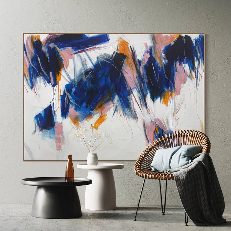 Original Abstract Expressionism Abstract Painting by Cheryl Harrison