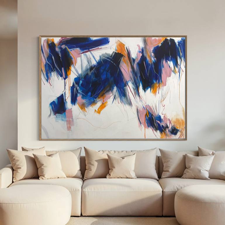 Original Abstract Expressionism Abstract Painting by Cheryl Harrison