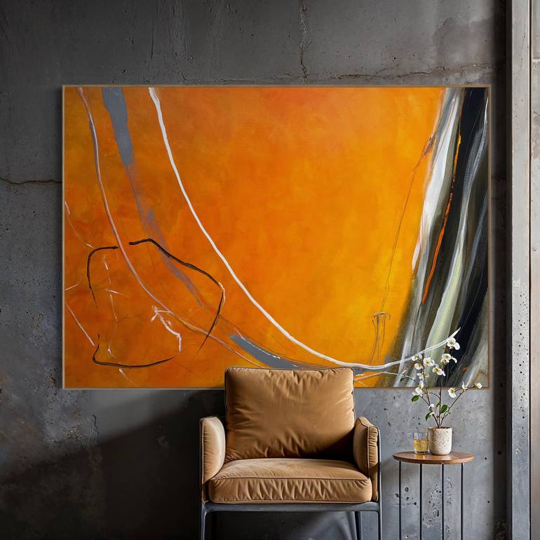 Original Abstract Expressionism Abstract Painting by Cheryl Harrison