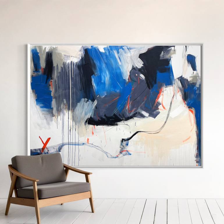 Original Abstract Expressionism Abstract Painting by Cheryl Harrison