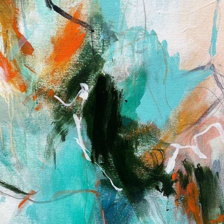 Original Abstract Expressionism Abstract Painting by Cheryl Harrison