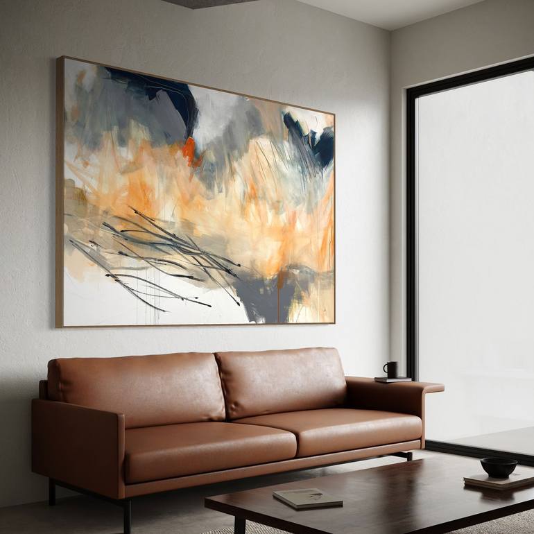 Original Abstract Expressionism Abstract Painting by Cheryl Harrison