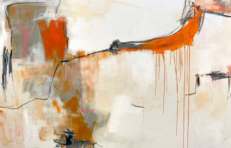 Original Abstract Expressionism Abstract Painting by Cheryl Harrison