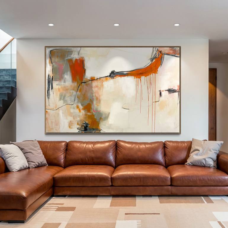 Original Abstract Expressionism Abstract Painting by Cheryl Harrison