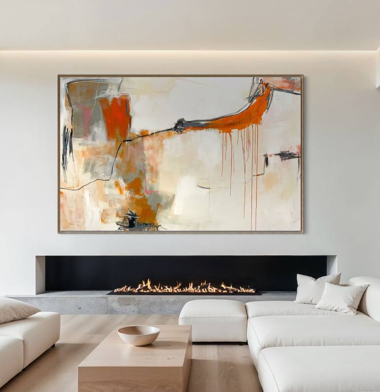 Original Abstract Expressionism Abstract Painting by Cheryl Harrison