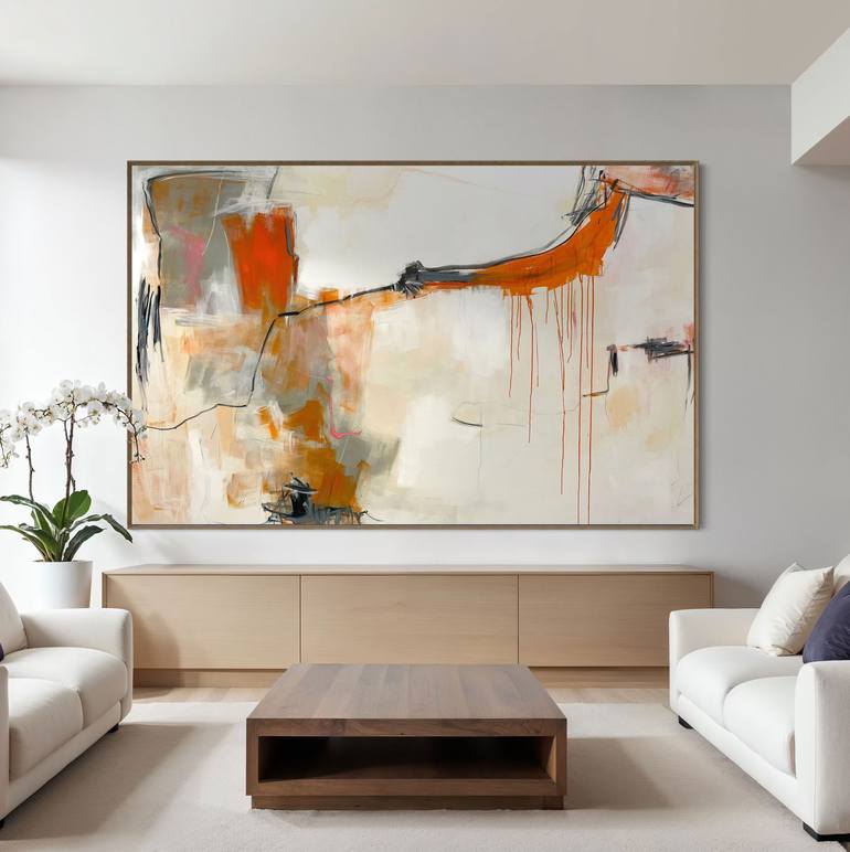 Original Abstract Expressionism Abstract Painting by Cheryl Harrison