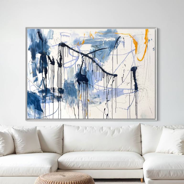 Original Abstract Expressionism Abstract Painting by Cheryl Harrison