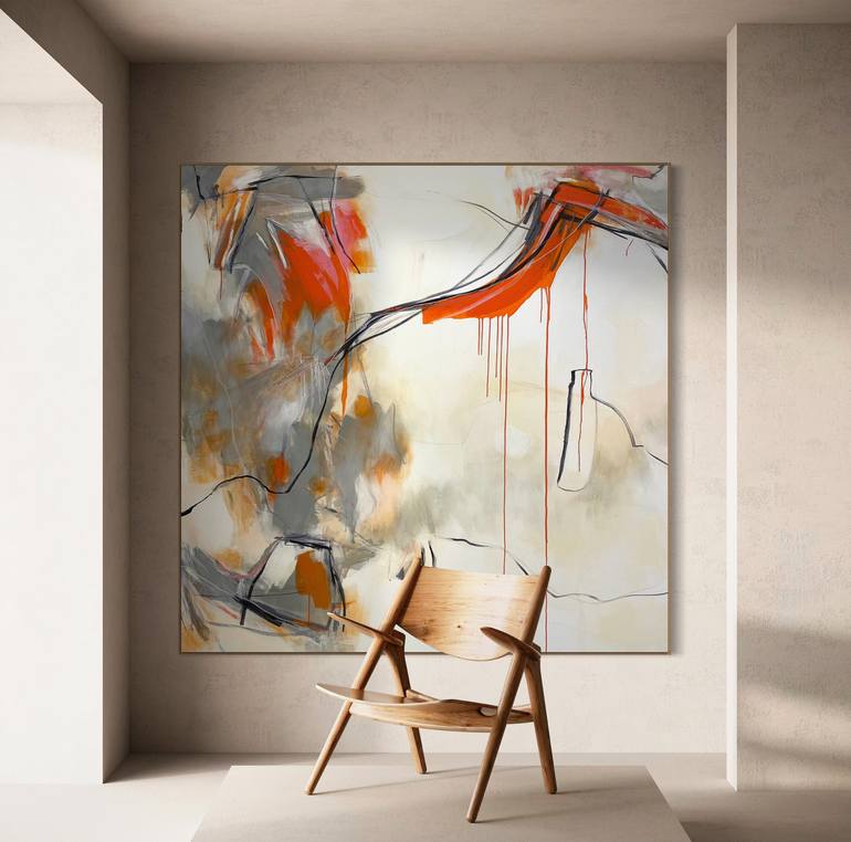 Original Abstract Expressionism Abstract Painting by Cheryl Harrison