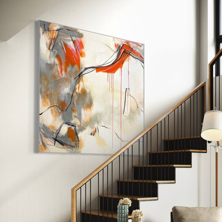 Original Abstract Expressionism Abstract Painting by Cheryl Harrison