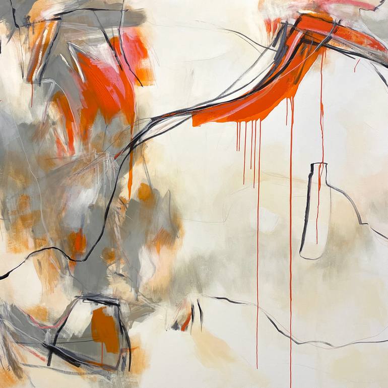 Original Abstract Expressionism Abstract Painting by Cheryl Harrison