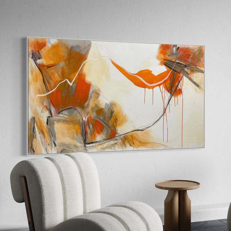 Original Abstract Expressionism Abstract Painting by Cheryl Harrison