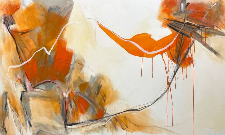 Original Abstract Expressionism Abstract Painting by Cheryl Harrison