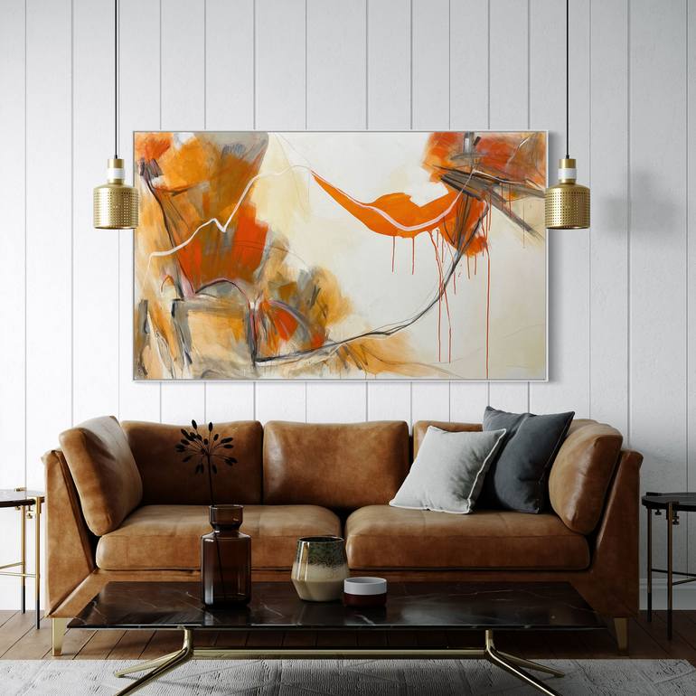 Original Abstract Expressionism Abstract Painting by Cheryl Harrison