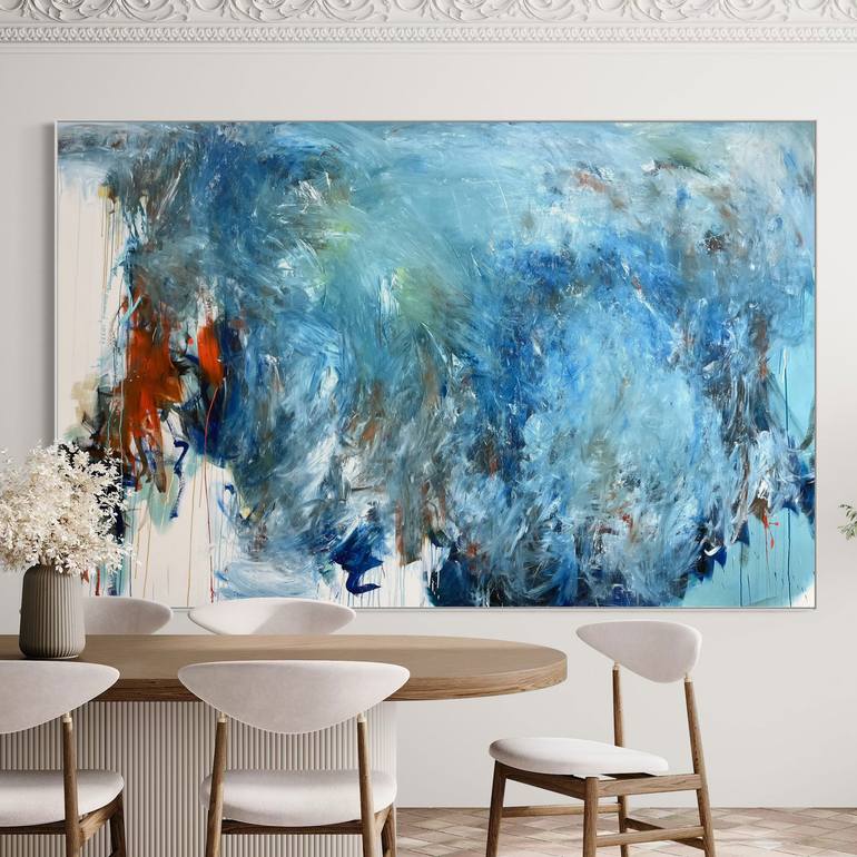 Original Abstract Expressionism Abstract Painting by Cheryl Harrison